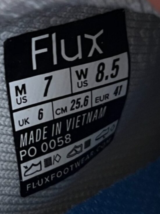 Flux Adapt Runner White Gum Mens Size 9 Womens Size 10.5  Flux Adapt Runner White Gum Womens Size 8.5 Mens Size 7 Running Athletic Shoes